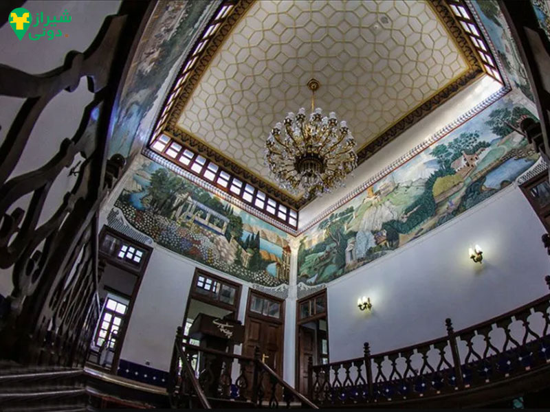 بازدید از عمارت شاپوری شیراز