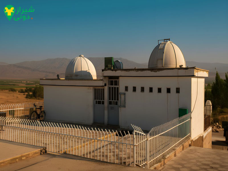 نمایی از رصدخانه شهر فسا