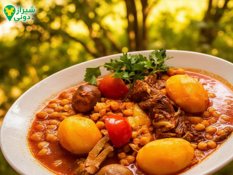 یخنی غذای محلی شهر فسا 