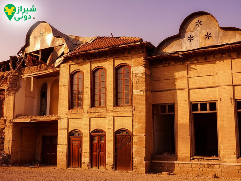 باغ نوابی یادگار دوره قاجار در قصرالدشت شیراز