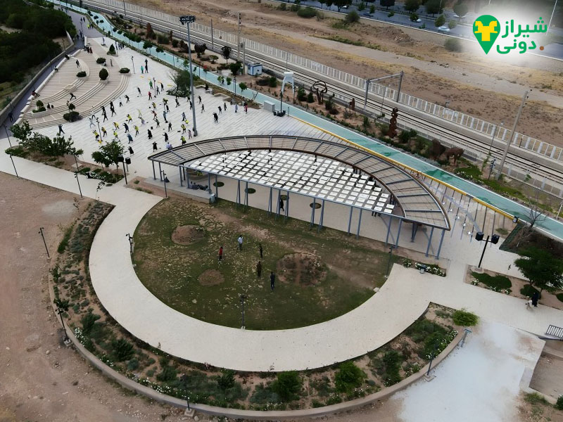 پیاده‌راه استاد شجریان معروف به جاده سلامت قصرالدشت شیراز