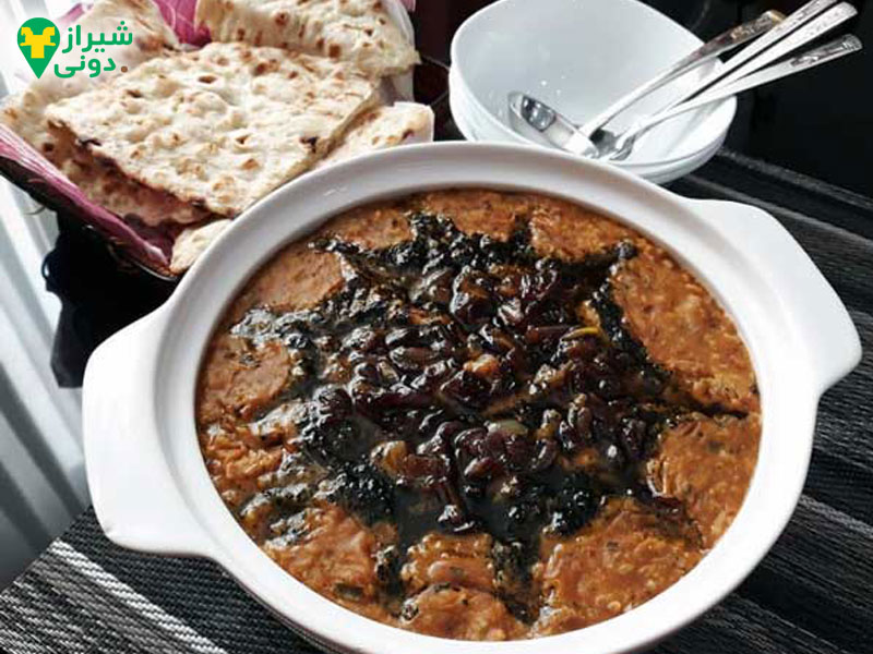 آش کارده از غذاهای محلی و سنتی کازرون