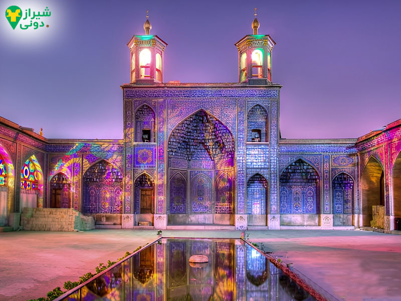 معرفی مسجد نصیرالملک شیراز معروف به مسجد صورتی