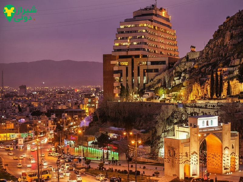 منظره و محله های شهر شیراز